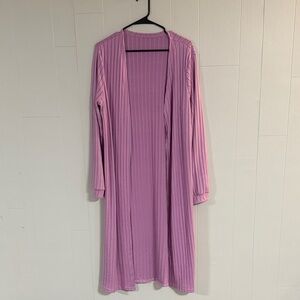 Pink/Purple Long Cardigan